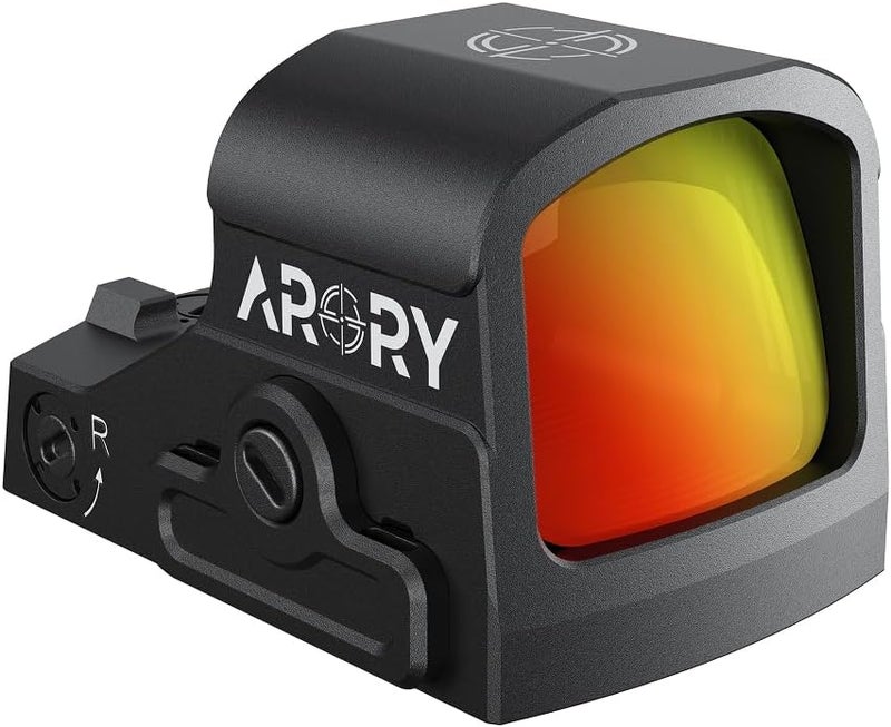 ARORY RMU1 Micro Red Dot Sight for RMSc Pistol Cut, Multi-Reticle 2 MOA Dot & 32 MOA Circle Reflex Sight, 7075 Aluminum Optic with Shake Awake Tech (Adapter Plate for Glock MOS Included) - Image 1